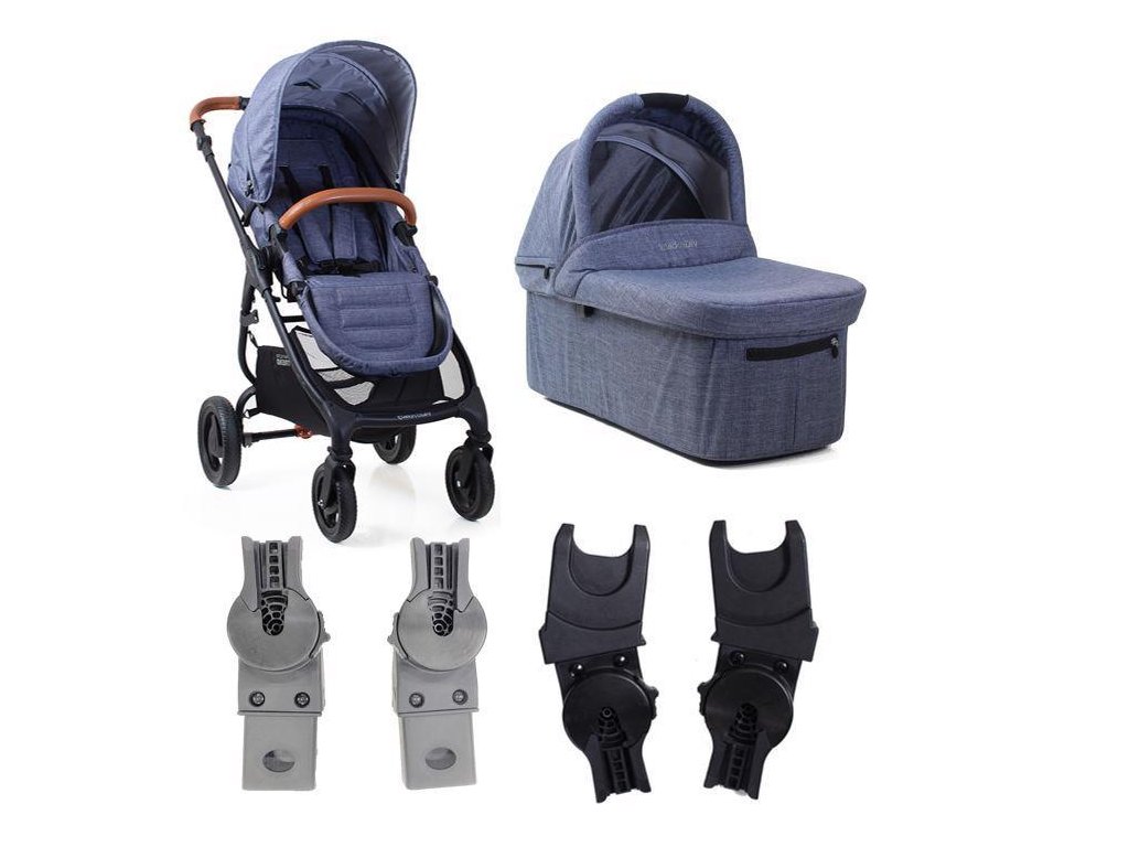 VALCO BABY Kočárek kombinovaný Trend 4 Ultra Denim včetně adaptérů k ...