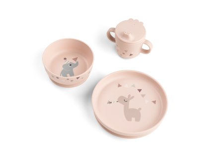 56504 3 foodie jidelni set celebration lalee ruzovy