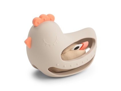 56708 kousatko grip and teether toy clucky piskove