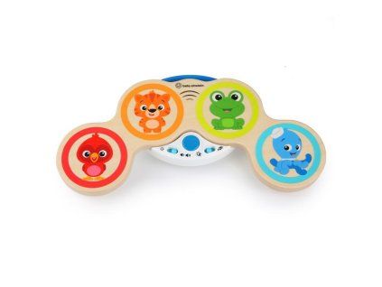 BABY EINSTEIN Hračka dřevěná hudební bubny Magic Touch HAPE 6m+