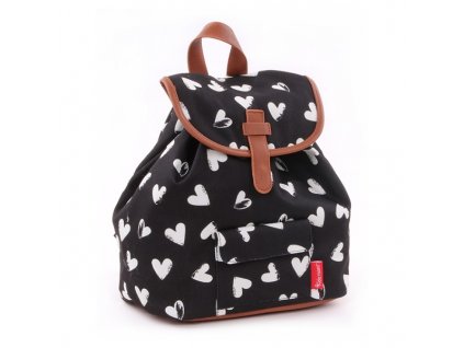 481 ruksak black white black hearts