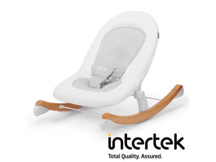 Lehátko houpací Finio White 0m +, do 9kg, Kinderkraft 2020