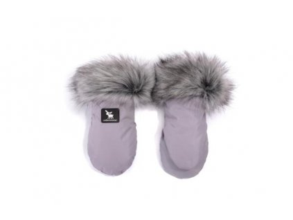 Zimní rukavice na kočárek Cottonmoose MOOSE YUKON 2023, Gray, šedé