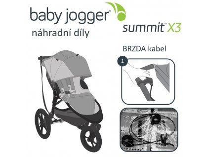 BabyJogger BRZDA kabel SUMMIT X3