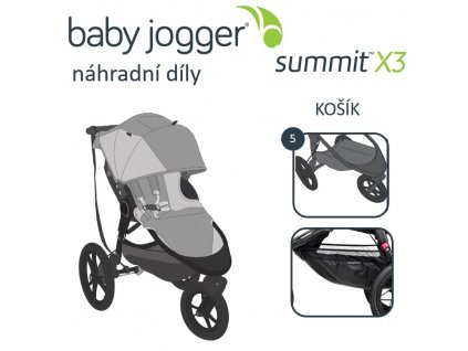 BabyJogger KOŠÍK SUMMIT X3