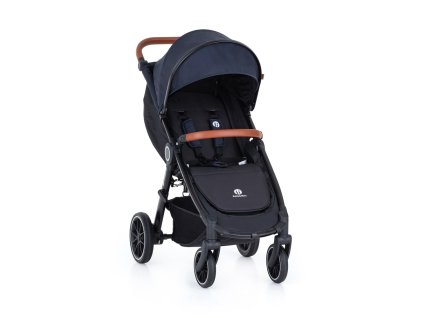 PETITE&MARS Kočárek Street+ RWS Oak 2022, Anthracite Blue + clona zdarma