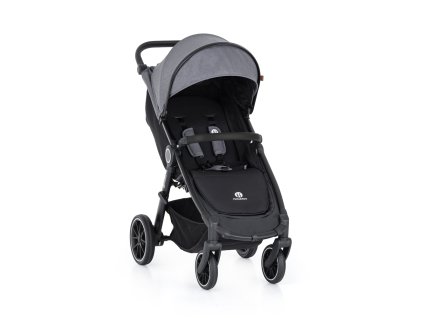 PETITE&MARS Kočárek Street+ RWS Black 2022, Ultimate Grey + clona zdarma