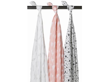 1671 resize of 451007 meyco swaddles feather clouds dots grijs roze zwart 2 37039766224 o