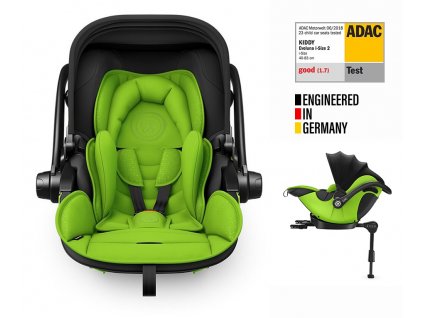 KIDDY Autosedačka Evoluna i-size 2 + Isofix základna 40-83 cm Lizard Green