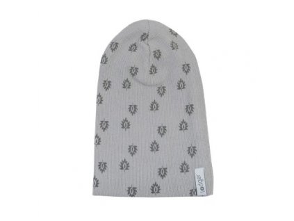 LODGER Beanie Print Rib Sharkskin