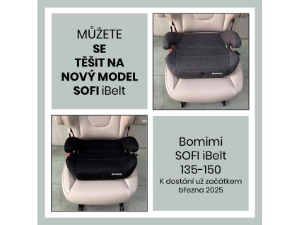 Bomimi SOFI iBelt podsedák 135-150 black