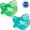 CHICCO Dudlík Physio Soft celosilikonový 6-16m chlapec 2 ks