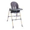 CHICCO Židlička jídelní Polly Essential - Coal