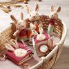 BABYONO Kostka sensorická Rabbit Karo 0m+