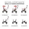 KINDERKRAFT Tříkolka Aston Rose pink