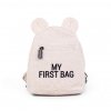 Childhome Dětský batoh My First Bag Teddy Off White