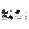 MOON kombinovaný kočárek N· ONE 2.0 2022 set KOMBI, Black