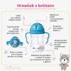Hrneček s brčkem (Varianta aqua 240 ml)