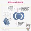 Dudlíky silikonové 6m+, 2 ks (Varianta blush/latte)