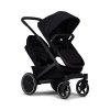 Geo3 twin komplet - Brilliant black - madlo Black carbon  + nosítko Ergobaby AERLOOM