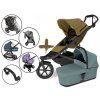 Kočárek Thule Urban Glide 3 s korbou Blue a UNI příslušenstvím, Nutria green