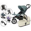 Kočárek Thule Urban Glide 3 s korbou Beige a UNI příslušenstvím, Mid blue