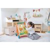 TL8819 desk and chair TL8816 pull along bear cart TL8820 bunny storage unit TL8465 baby activity walker 1