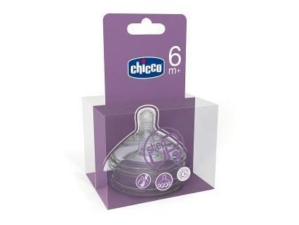 Chicco Step Up Dudlík silikon-na jídlo, 6+, 2ks