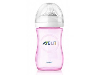 AVENT láhev Natural 260ml růžová