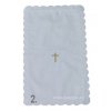 Křtící rouška z plátna s výšivkou