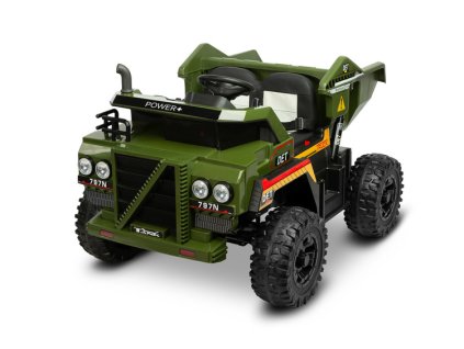 TOYZ ELEKTRICKÉ AUTÍČKO SKLÁPĚČ S NÁDRŽÍ ZELENÁ