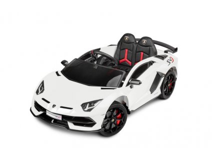 TOYZ LAMBORGHINI AVENTADOR NA BATERII Bílé