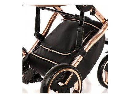 Koš Junama Mirror Satin bila-gold