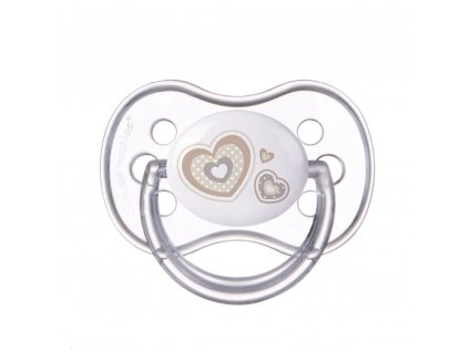 Canpol babies Dudlík 6-18m silikonový třešinka NEWBORN BABY