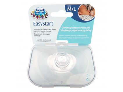 Canpol babies Chránič prsní bradavky EasyStart univerzální M/L 2ks