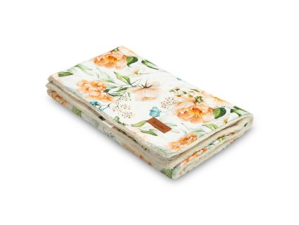 PIVOŇOVÁ PLYŠOVÁ DEKA 80x100