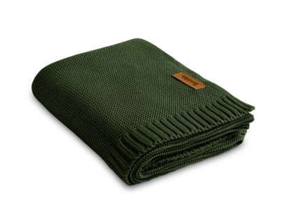 Bamboo Bavlněná Deka 80x100 cm Zelená