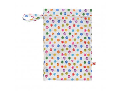 Nepromokavý pytlík XKKO Velikost M - Watercolour Polka Dots