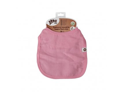 Bambusový bryndáček XKKO BMB - Baby Pink
