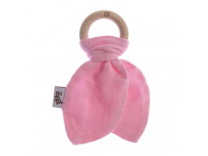 Kousátko XKKO BMB Lístky - Baby Pink