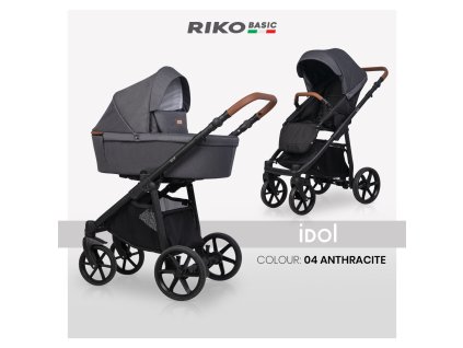 Kočárek Riko Basic Idol 04 Anthracite
