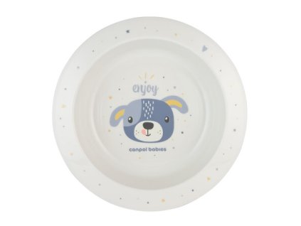 CANPOL 4/412 Miska plastová  Cute Animals blue 2