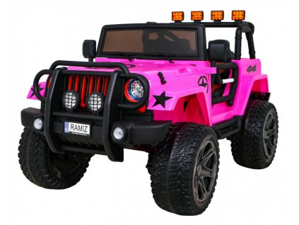 The Monster Jeep 4 x 4 Pink