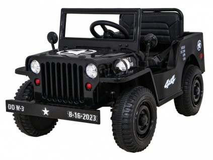 Retro Military Vehicle Black