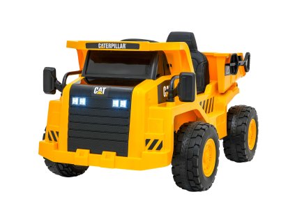 Yellow Caterpillar Dump Truck
