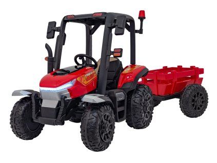 Tractor Vehicle BLAST With Trailer Red
