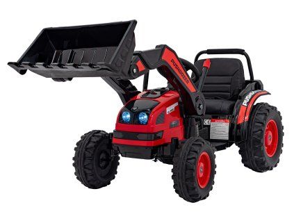 Vehicle Excavator Tractor Red