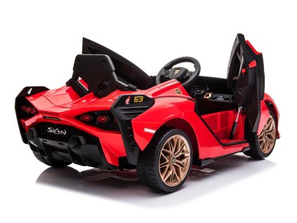 Lamborghini SIAN vehicle Red