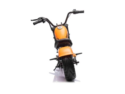 Motorcycle Chopper Warrior vehicle Orange
