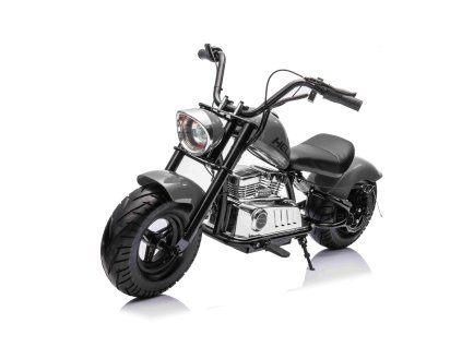 Motorcycle Chopper Warrior vehicle Grey